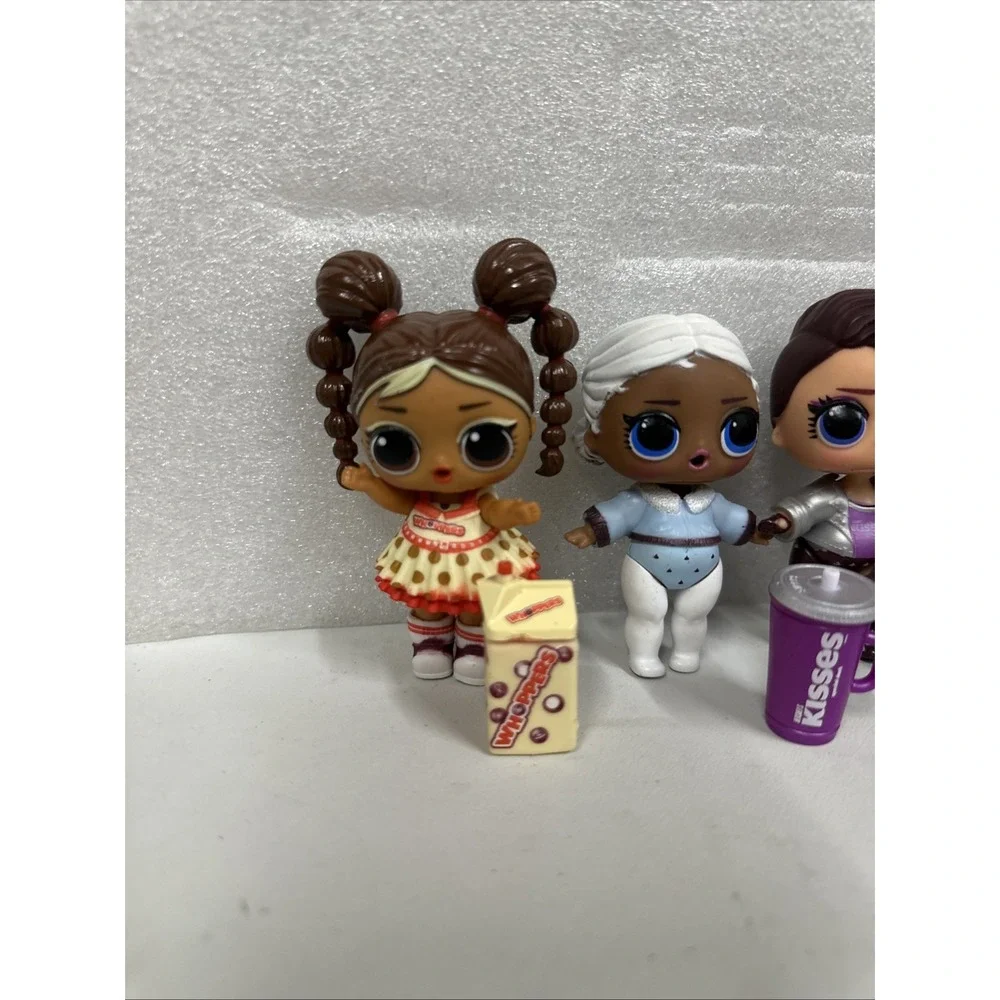 MALTED MAVEN WHOPPERS Kisses‎ Lot Of 4 LOL Surprise doll sweets series